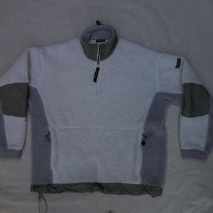 genuine Napapijri geographic deep pile fleece